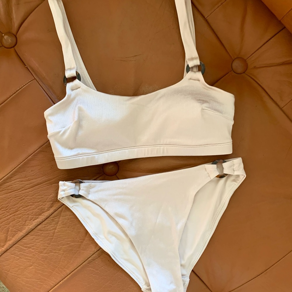 H&M champagne colored bikini